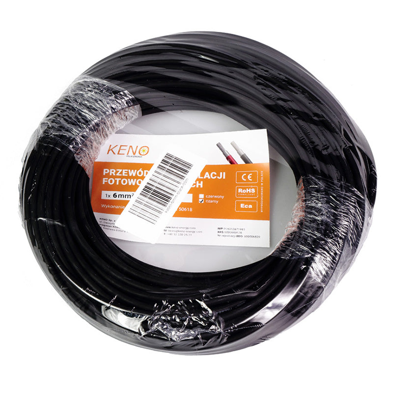 Strom Kabel 4 mm2/6 mm2 Rot oder Schwarz