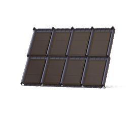eTile Classic / Stehfalzblech mit Solarzellen