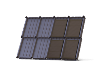 eTile Classic / Stehfalz ohne Solarzellen